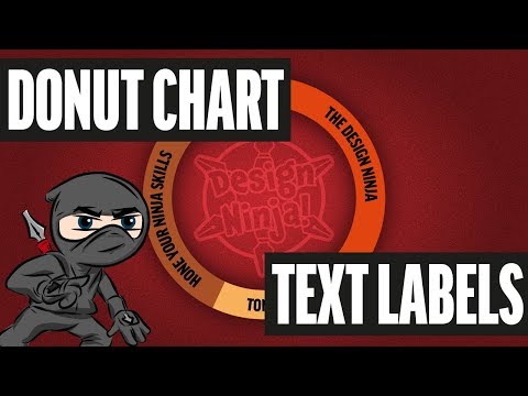 Add Text to Infographic Donut Chart Segments in Adobe Illustrator