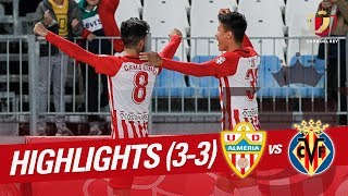 Resumen de UD Almería vs Villarreal CF (3-3)