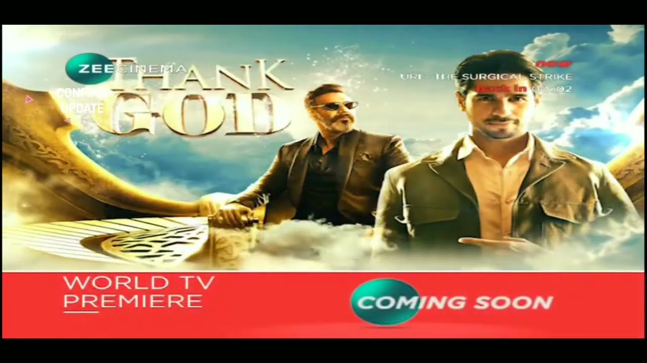 Thank God | World Television Premiere | Coming Soon | Only On Zee Cinema Par
