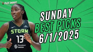 WNBA Picks Today 6/1/2025 | Storm vs Aces Best Bets, Predictions &amp; Player Props
