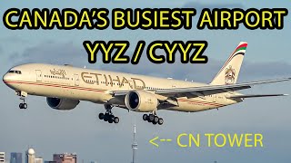 The Very BEST of Canada's BUSIEST Airport: Toronto-Pearson Plane Spotting (YYZ / CYYZ)