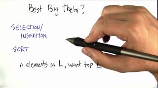Top K Problem - Intro to Algorithms