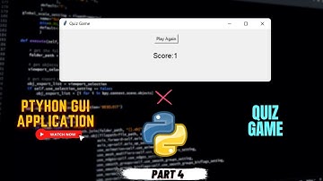 Quiz Game Using Python | End Screen of Game | Tkinter GUI Project | Crazy Coders