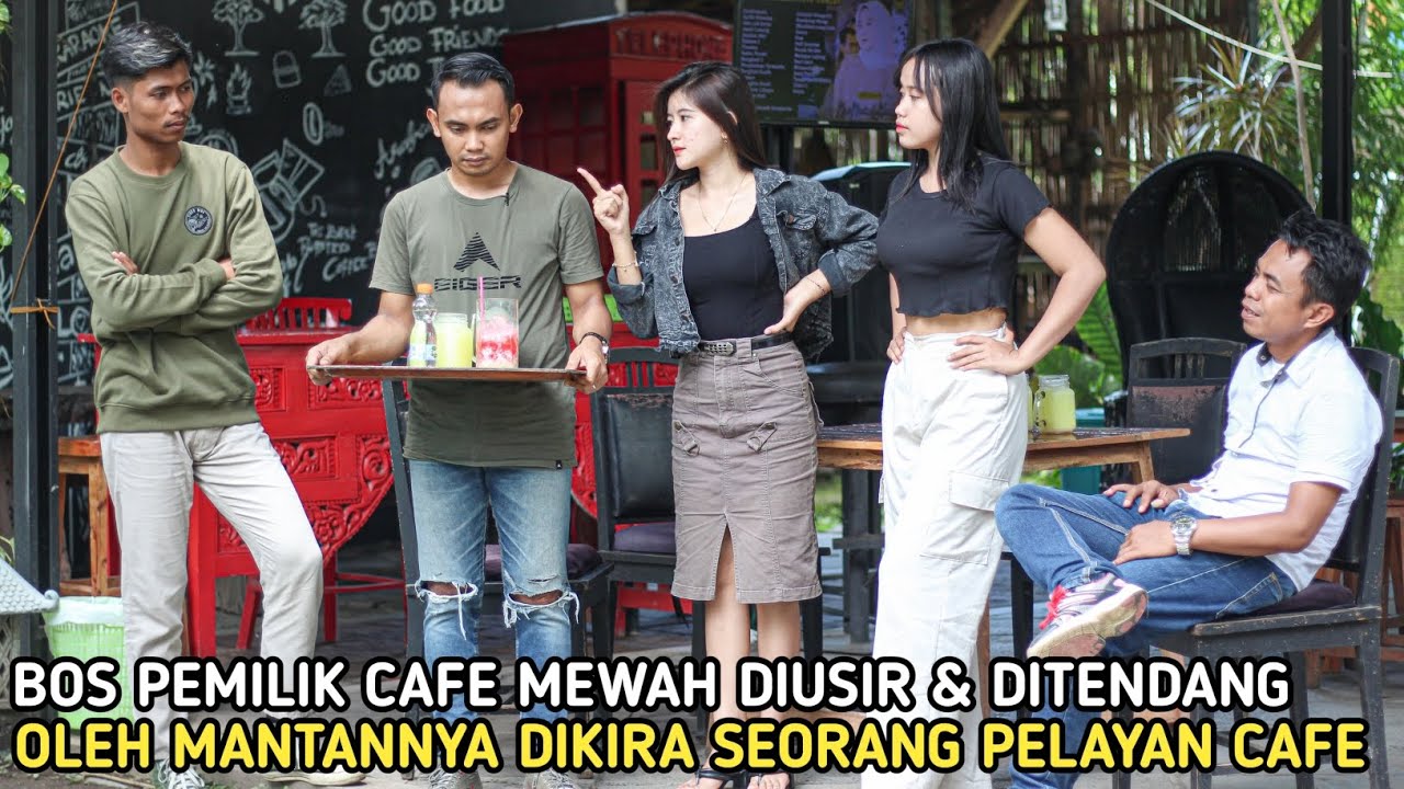 BOS BESAR PEMILIK CAFE MEWAH DITENDANG & DIUSIR OLEH MANTANNYA DIKIRA JADI PELAYAN CAFE ! SAAT TAU..