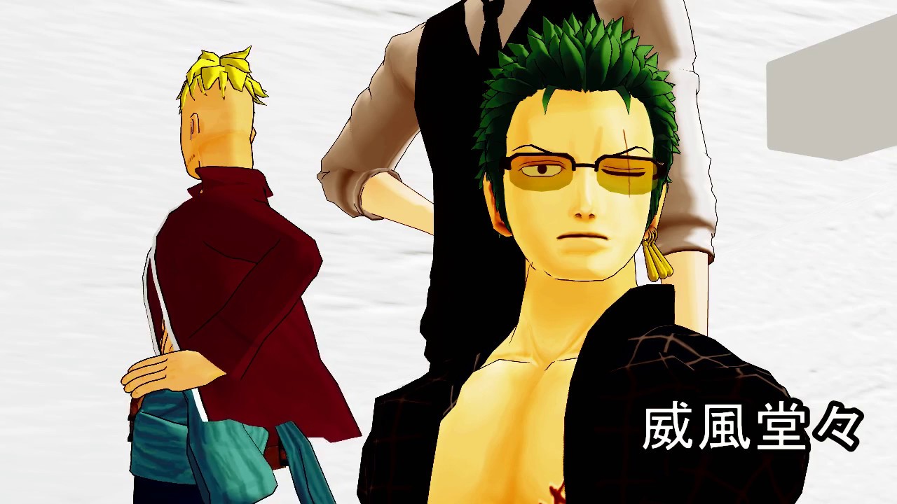【MMDワンピ】威風堂々【９人で】【高画質版】