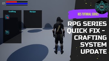 Unreal Engine Tutorial RPG Series Quick Fix - Crafting Update #unrealengine #ue4 #ue5