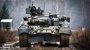 T-80 - Russian Main Battle Tank In Action