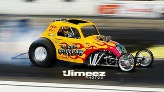 ILLINOIS OUTLAW! ALTERED '48 FIAT TOPOLINO! 8.64@150.90! '13 MELTDOWN DRAGS!