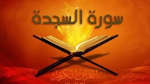 تلاوة خاشعة من سورة السجدة للقارىء الشيخ هانى الرفاعى