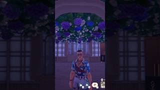 Making flower ceilings in Palia. #palia  #fyp  #cozygaming