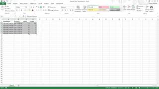 Copy and Paste JE From Excel in Dynamics GP