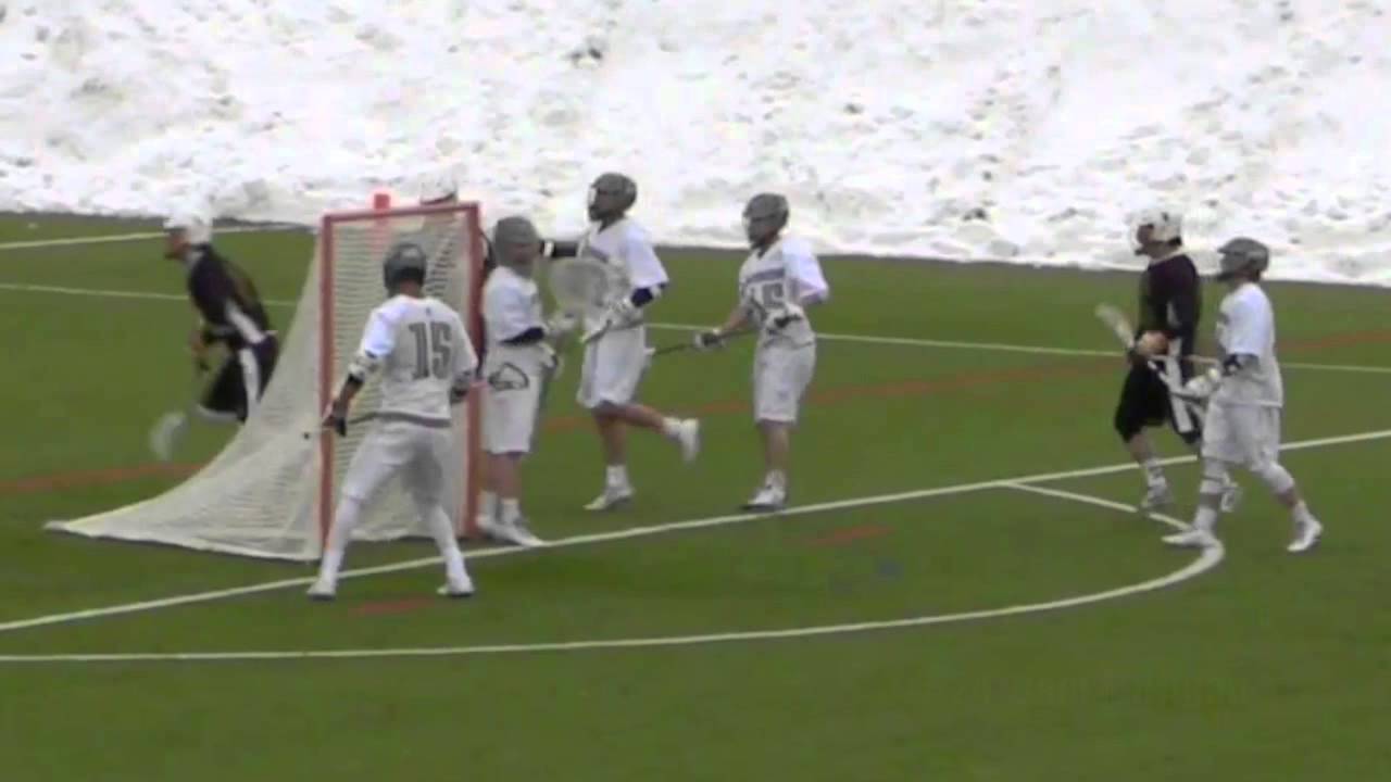 24 Cam Milligan Vermont Lacrosse Incredible BTB One Handed Goal YouTube