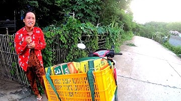 Ship thùng mì 0 đồng của cô Thu cho bà con nghèo sống dưới chân núi Cô Tô, Tri Tôn, AG 05/07/2023