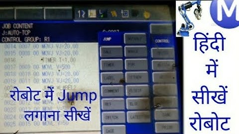 How To Robot Jump Label  Program # Askawa Robot# Robot teaching # Panasonic robot# Mahesh robot#