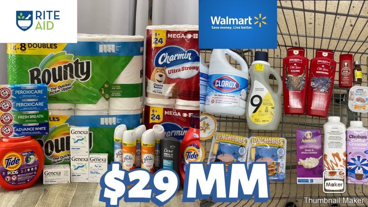 rite-aid-and-walmart-rebate-haul-weekend-warrior-5-5-23-youtube