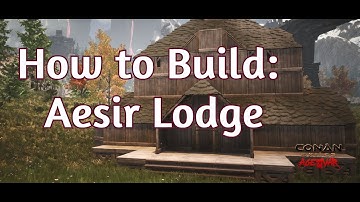 Conan Exiles - Age of War - How to Build an Aesir Lodge