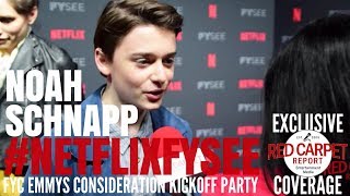 Noah Schnapp interviewed at the “Stranger Things” Netflix FYSee Event #NetflixFYSee