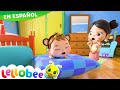 Cinco monitos saltando en la cama  | Nanas para bebés | Buster en Español - Little Baby Bum