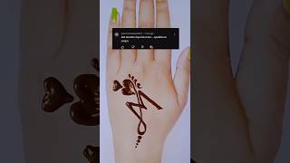 Am Couple Letter Tattoo Mehandi Design...