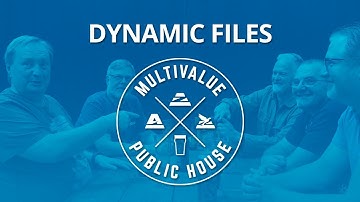 MultiValue Public House jBASE 5.7 Dynamic Files