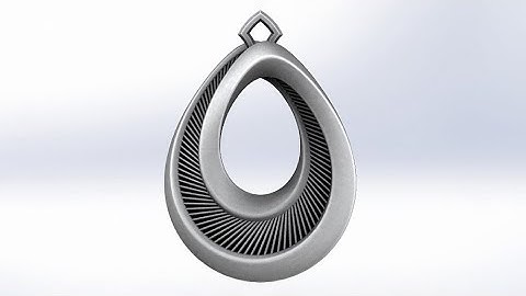 Complex Mobius Pendant in SolidWorks | 3D Modeling Tutorial for Beginners & Experts