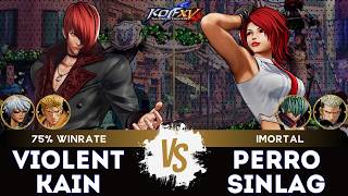 KOF XV ▰ VIOLENT KAIN (Ryo/Iori/K') 🆚 PERROSINLAG (Shun'ei/Vanessa/Goenitz) 🎞️Replay Match - 4/26