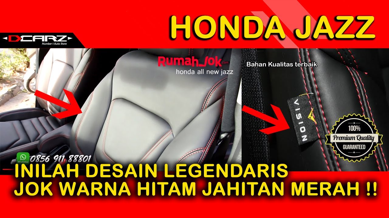 Desain Jok Mobil Honda Jazz Bahan Kings YouTube