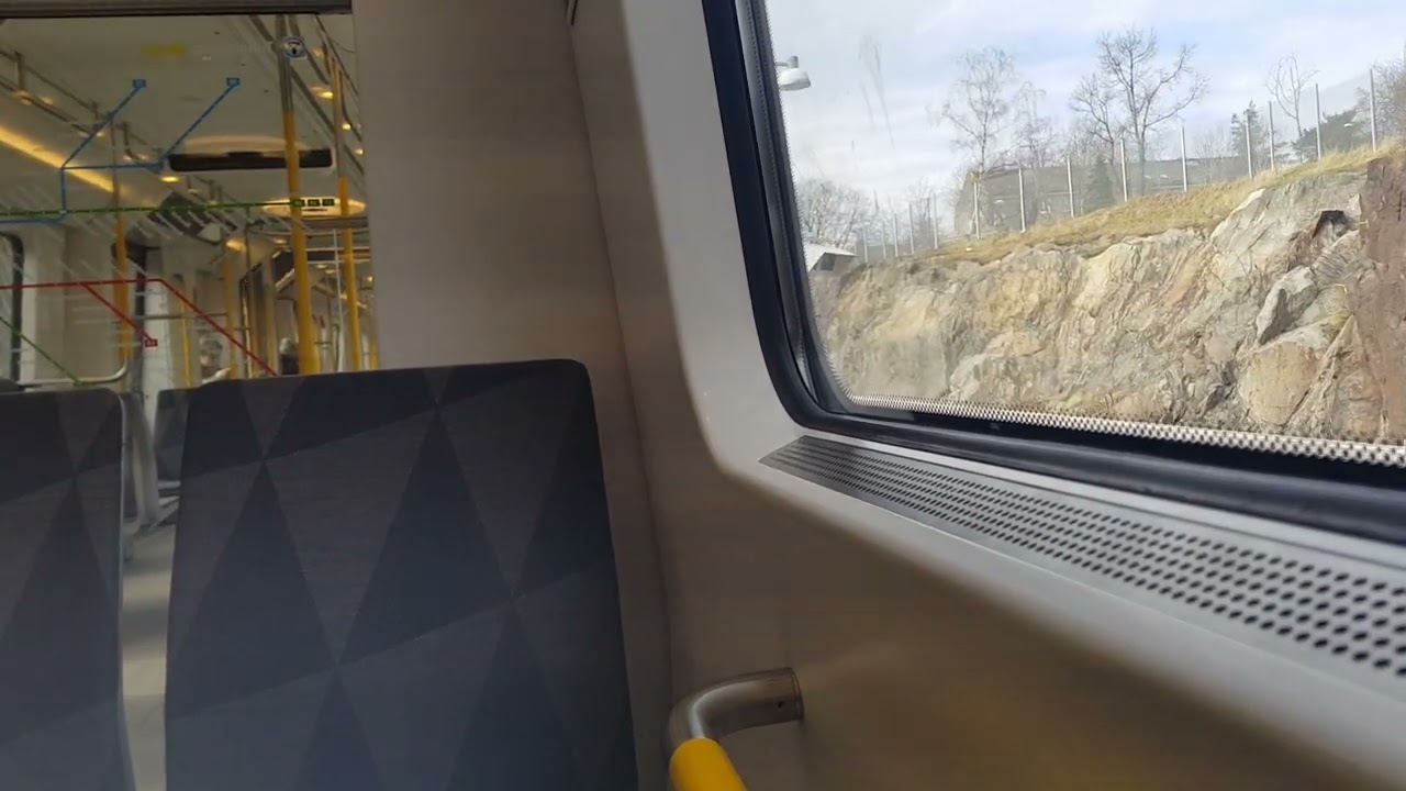 Liljeholmen-Fruängen med C30 Tunnelbana vagn 2301