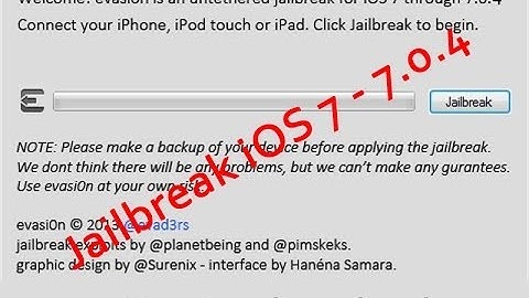 Evasion7 download for Jailbreak iOS7 through 7.0.4 any iPhone iPad or iPod