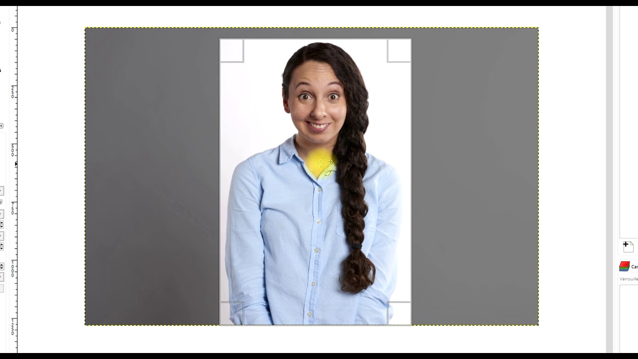 Rogner une image -  recadrer une photo avec GIMP - prise en main rapide pour DEBUDANT