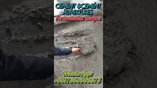 Concrete & cement Admixtures Formulation Recipes, accelerator, strengthen agent, superplasticizer