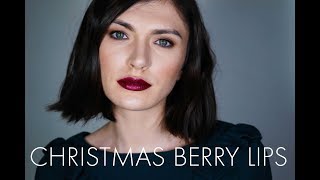 Christmas Berry Lips || The Very French Girl