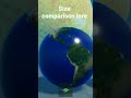 size comparison of planets/moons and etc Lore