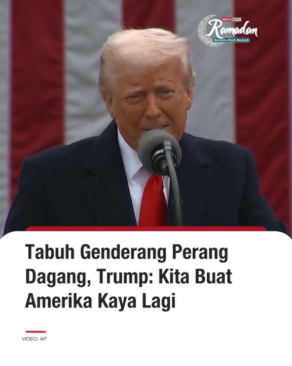 Tabuh Genderang perang Dagang, Trump Kita Buat Amerika Kaya Lagi #trump #tariffs #beritasatu