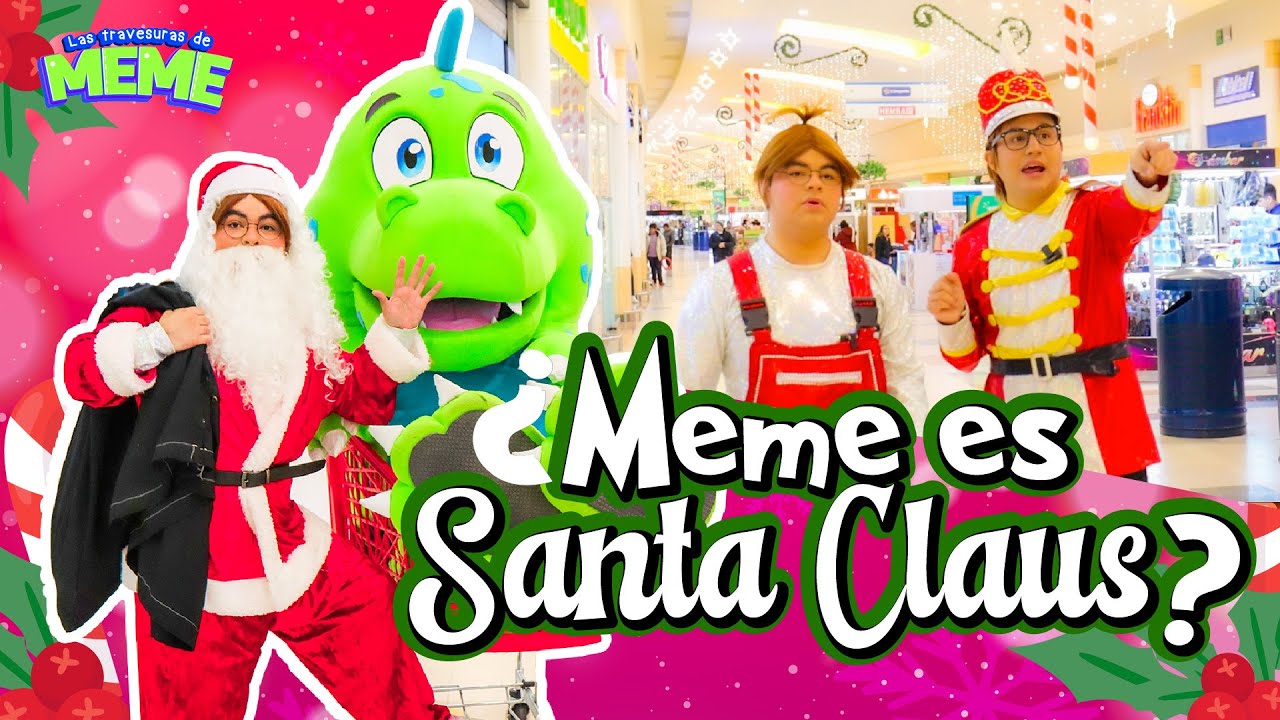 Meme es Santa Claus | Buscando regalos de navidad | Santa Claus falso