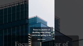 Title: Unleash Your Focus: Game-Changing Wisdom from Tech Titan John Carmack