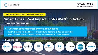 Smart Cities, Real Impact: LoRaWAN in Action! SCEWC Pre-Event Webinar