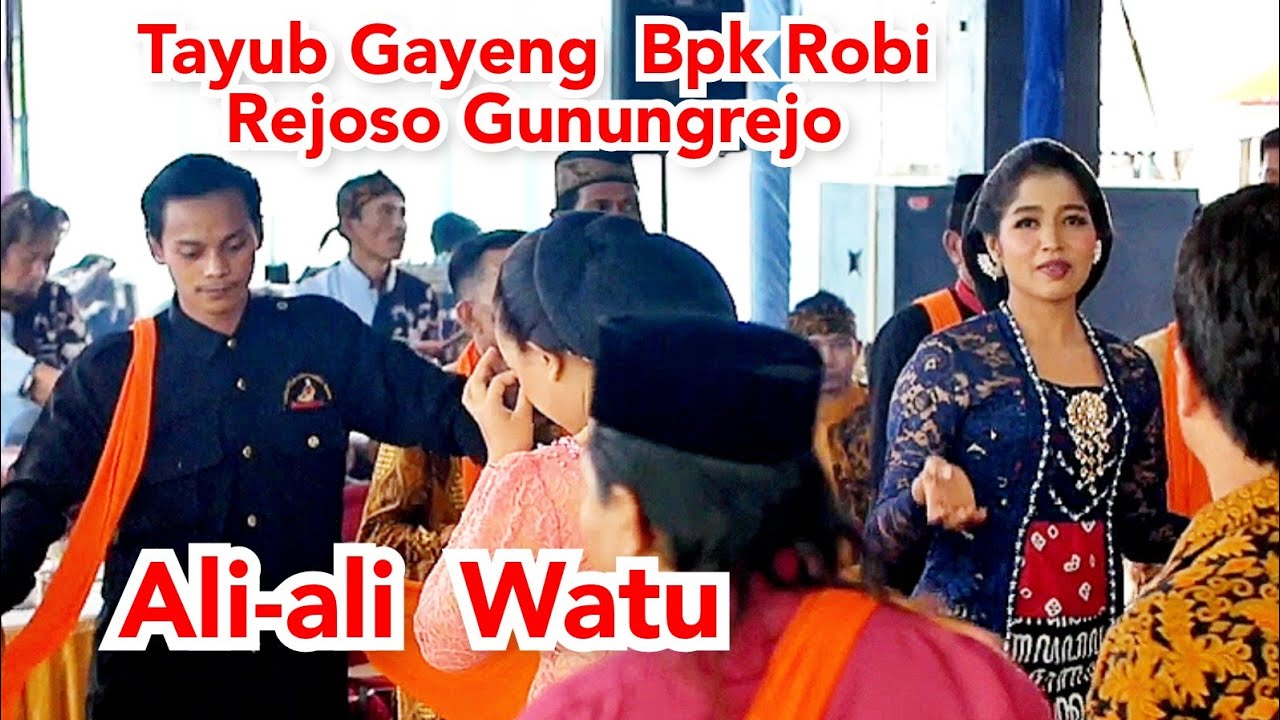 Lali Janjine jog Ali ali Watu Arum Dalu Tayub Bpk Robi Rejoso Gunungrejo vlog gebe mustika