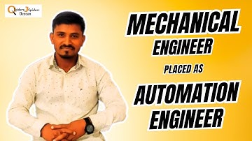BE (MECHANICAL) GRADUATE got placed as Automation Engineer | From Qspiders Deccan.