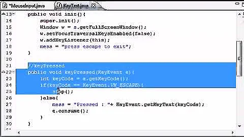 32   Java Game Development   32   Final Mouse Input
