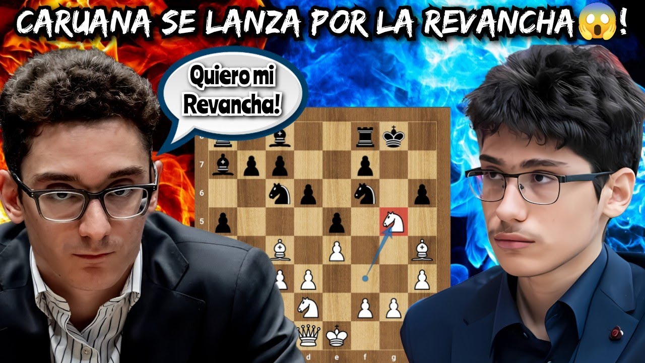 FIROUZJA INMORTALIZA A CARUANA😱🔥!! Firouzja vs. Caruana (Torneo