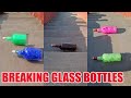 Breaking Glass Bottles &amp; Balloon Drops 😱🔥 Crushing Crunchy &amp; Soft Things! #asmr #satisfying