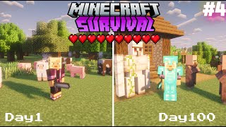Minecraft 100 days survival challenge Part-4