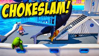 Gang Beasts I CHOKESLAMMED a Shark!!!