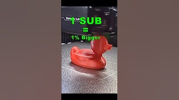 Make this duck grow. 1 Sub = 1% Bigger. #3dprinting #ducks #diy #subforsub #bambulab
