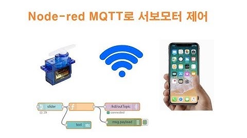 Servo motor SG90 Node RED MQTT WiFi arduino [김동일교수 두원공과대학교 AI융합과] 3-12-4
