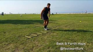 Ladder Drills : Back and Forth Hops
