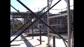 Leslie Dan: View Inside the Shoring for the Concrete Floors