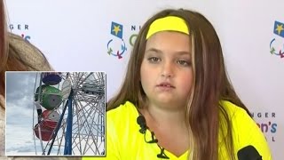 10-Year-Old Girl Injured Horrific Ferris Wheel Accident Breaks Her Silence