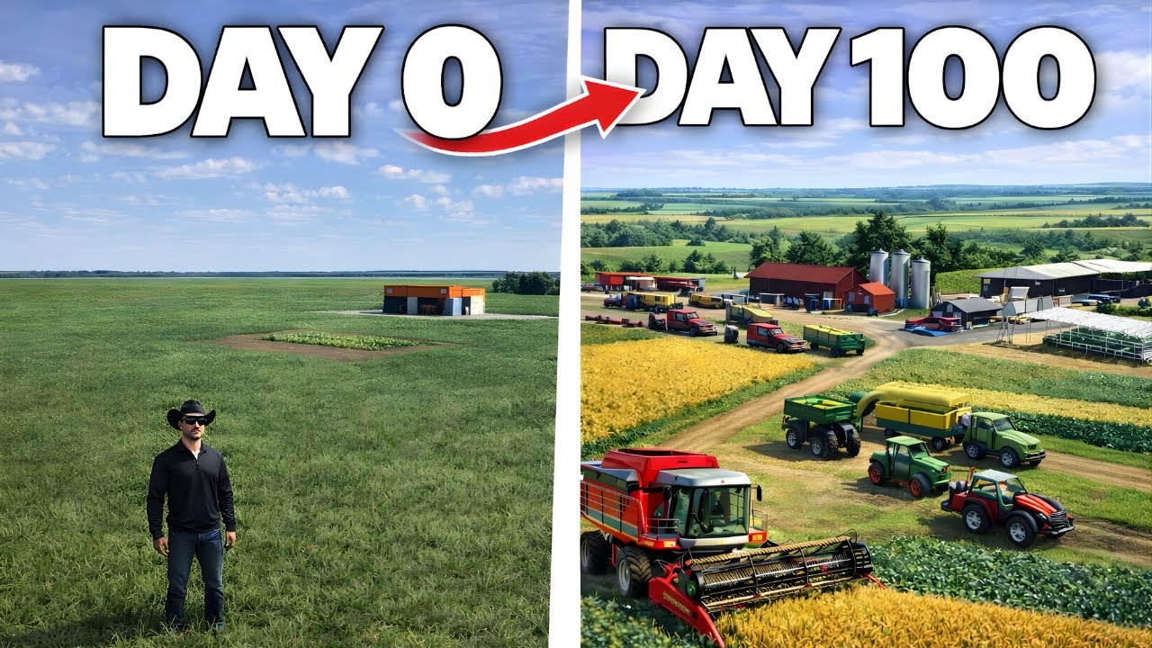 I Built My First Farm Starting With $0 on the Flat Map